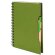 Cuaderno A5 anillas cartón reciclado y RPET Green Life con bolígrafo Verde detalle 12