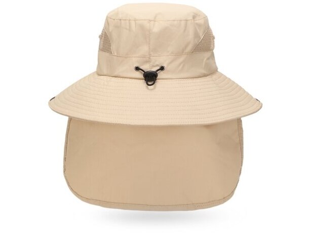 Sombrero ajustable Cairo de microfibra con sistema convertible Piedra detalle 8
