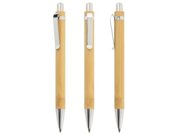Set bolígrafo y lápiz infinito bambú Elastic Infinite detalle 2