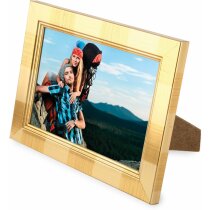 Portafotos de madera 10x15 cm oro