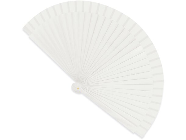 Abanico de madera barnizado Lucena para eventos