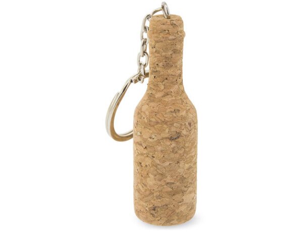 Llavero corcho botella tridimensional