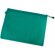 Bolsa grande de pvc con cremallera personalizada verde