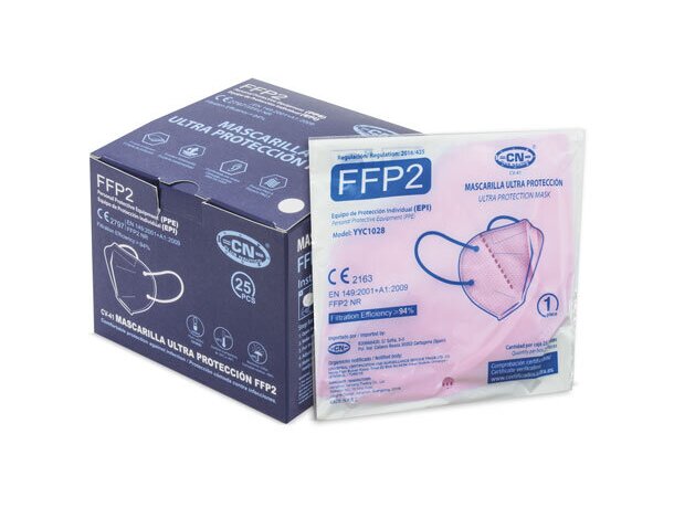 - mascarilla ultra proteccion ffp2 rosa