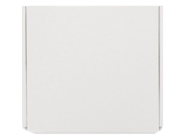Caja presentación cartón corrugado Zaris 30x27x9 cm Blanco detalle 2