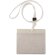 Lanyard con acreditación de pvc blanca