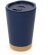 Vaso térmico doble pared con base de corcho Veneza 300ml Azul marino