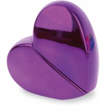 Perfumador corazón galvanizado UV fucsia portátil