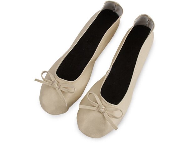 Zapatilla plegable oro (12 pares) Ballet oro