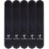 Funda de poliester negra para bolígrafo