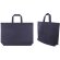 Bolsa non woven Damasco gran capacidad personalizable Azul marino