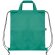 Bolsa mochila RPET Carot con cuerdas ajustables Turquesa detalle 18