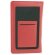 Bloc con bolígrafo y portatarjetas pierre cardin rojo