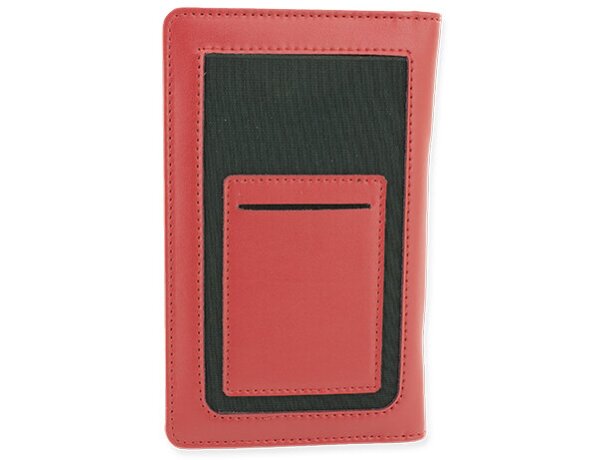 Bloc con bolígrafo y portatarjetas pierre cardin rojo