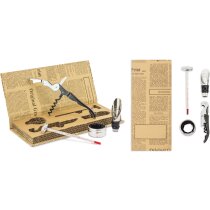 Set de vino Riva con cuatro accesorios esenciales