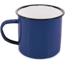 Taza metálica esmaltada estilo retro 350 ml