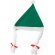Gorro de Navidad con trenzas verde barato