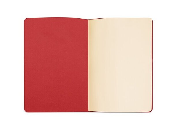 Libreta Santorini con cubierta de papel y hojas lisas Azul marino detalle 10
