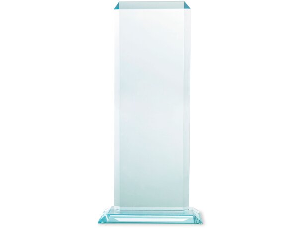 Trofeo de cristal biselado para grabar merchandising