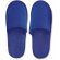 Zapatillas de hotel de non woben azul personalizado