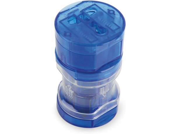 Adaptador universal de plástico barato azul Adaptador universal de plástico barato azul