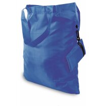 Bolsa con cremallera personalizada azul