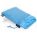 Poncho plegable Bross con bolsa rPET para campañas corporativas Azul detalle 9