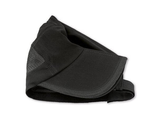 Gorra plegable Harris de poliéster técnico transpirable Negro detalle 6