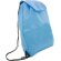 Bolsa mochila de nylon con cuerdas azul claro merchandising