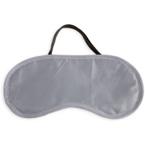 Antifaz de poliéster para dormir en viajes personalizado gris