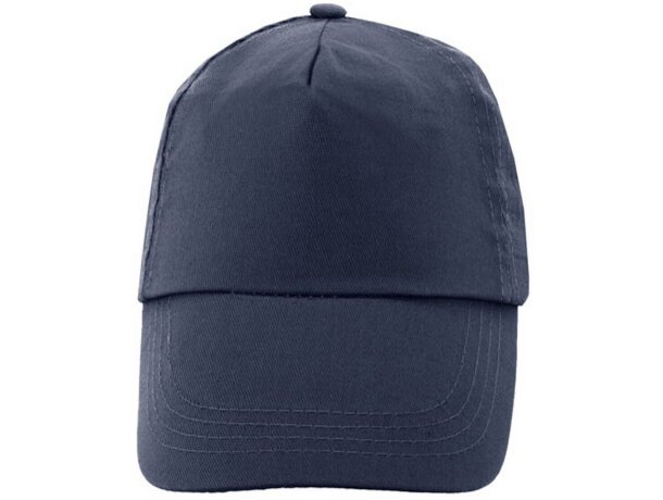 Gorra 100% algodón velcro Navia azul marino