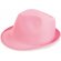 Sombrero con ala irregular personalizado rosa