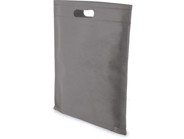 Bolsa de non woven 25 x 35 cm personalizada gris