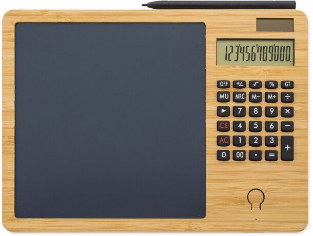 Calculadora bambu con pizarra automatica Glasgow