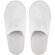 Zapatillas acabado de rizo en algodón Blanco