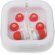 auriculares con repuestos personalizado rojo