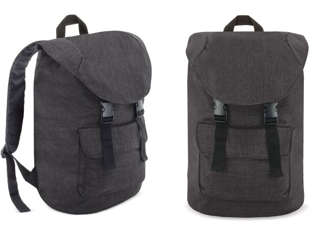 Mochila doble proteccion ordenador negro