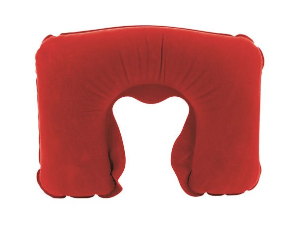 Almohadilla de viaje para cuello rojo