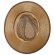 Sombrero golf marron