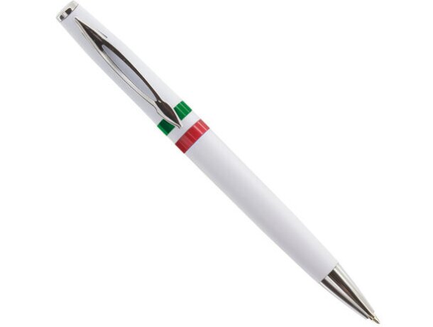 Bolígrafo de plástico con bandera española italia