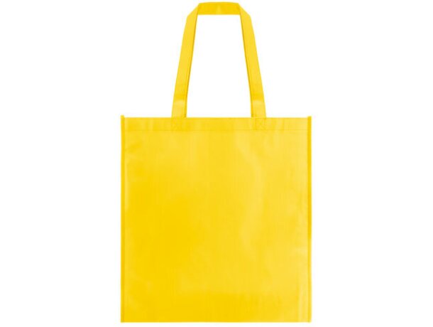 Bolsa non woven laminado color mate amarilla