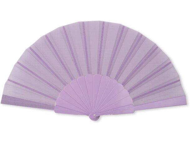 Abanico de plástico de varios colores personalizado lila Abanico de plástico de varios colores personalizado lila