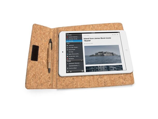 Protector en corcho para tablet 9,7" personalizado