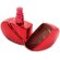 Perfumador de aluminio corazón rojo