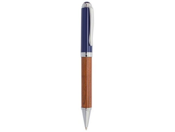 Bolígrafo de madera Pierre Cardin Saint étienne azul