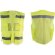 Chalecos&nbsp;laborales&nbsp;personalizados Boss amarillo fluorescente sin color