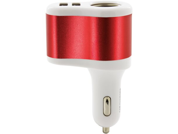 Cargador multiple mix aluminio blanco/rojo