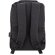 Mochila portaordenador soft-touch Davis PU resistente al agua Negro detalle 11
