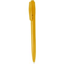Bolígrafo de plástico y sencillo fino barato amarillo