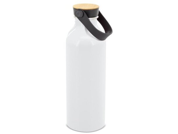 Botella aluminio sublimación Rochel 550ml reciclado Blanca detalle 1